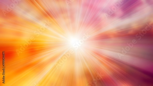 Sun Burst, Solar Cosmic Rays, Abstract Image, Texture, Pattern Background, Wallpaper, Cover and Screen for Smartphone, PC, Laptop, 9:16 and 16:9 Format