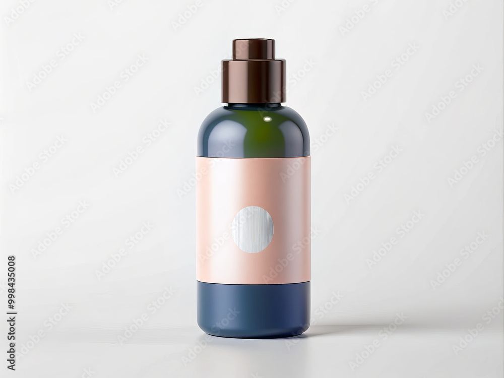 Minimalist skincare bottle with clean label and simple design, showcasing modern aesthetic. Perfect for beauty and wellness branding Minimalist skincare bottle with clean label and simple design, showcasing modern aesthetic. Perfect for beauty and wellness branding