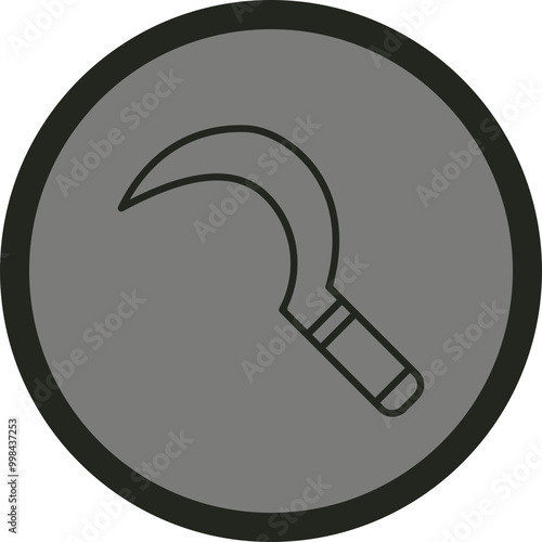 Sickle Vector Icon Design