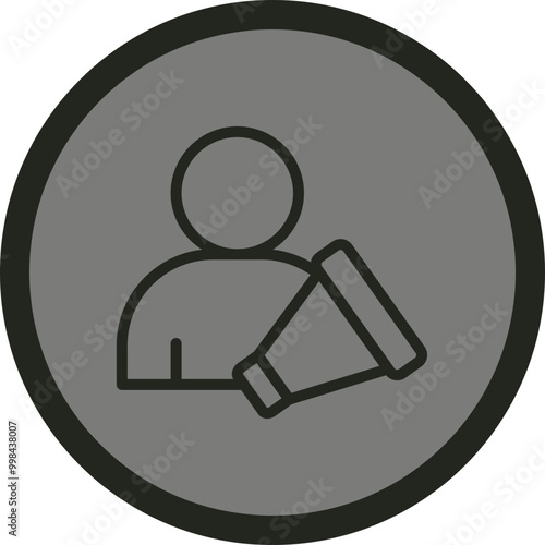 Film Director Vector Icon Design