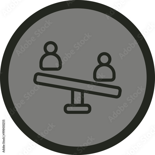 Balance Vector Icon Design