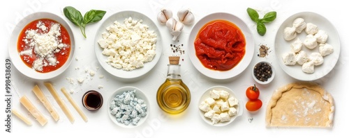 Wallpaper Mural Four_cheese_Pizza_with_ingredients MONA Torontodigital.ca