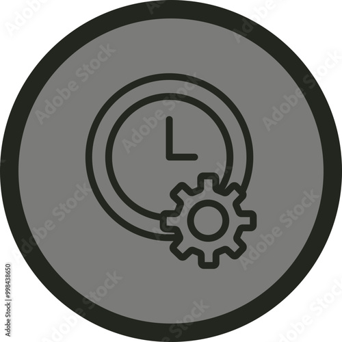 Time Management Vector Icon Design
