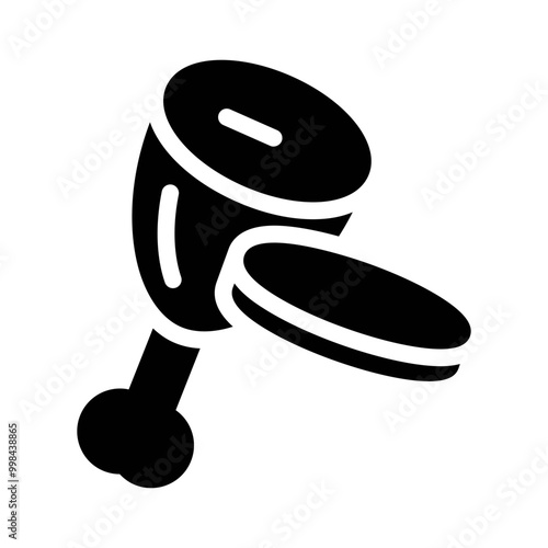 chiken bre glyph icon