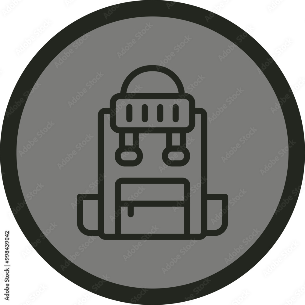 Backpack Vector Icon Design Backpack Vector Icon Design