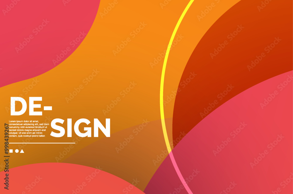Obraz premium Abstract orange elegant background design templates
