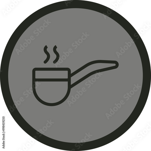 Smoking Pipe Vector Icon Design