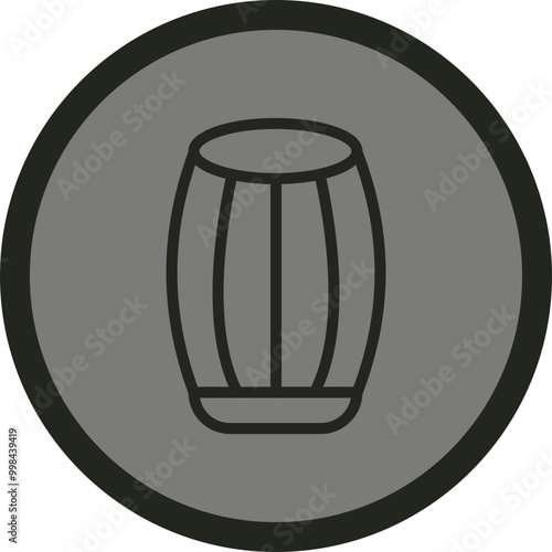 Barrel Vector Icon Design