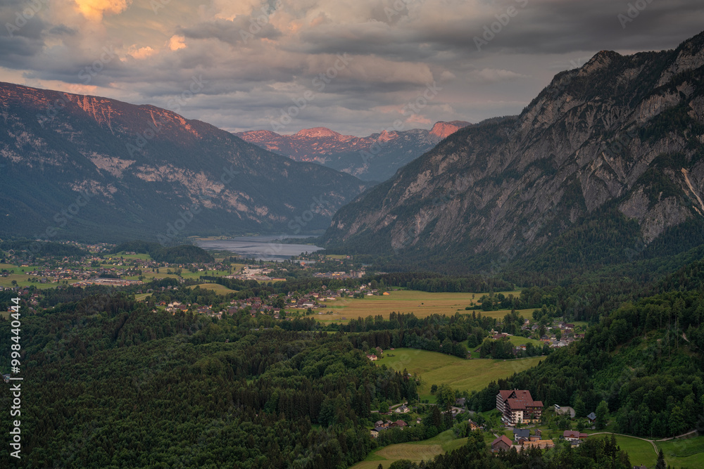 Blick auf Bad Goisern im Salzkammergut