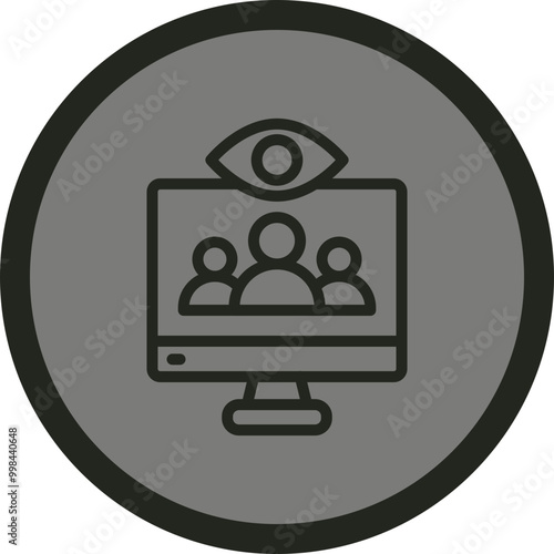 Viewers Vector Icon Design