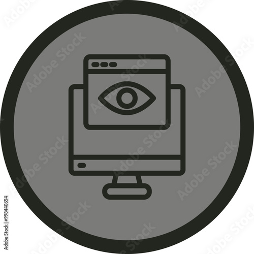 Stalker Vector Icon Design