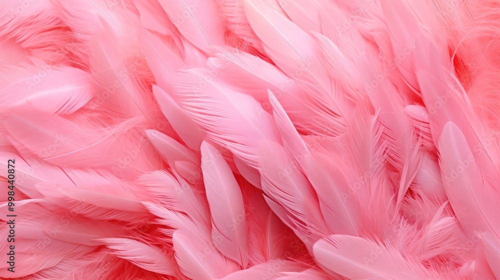 Pink Feather Background Pink Feather Background