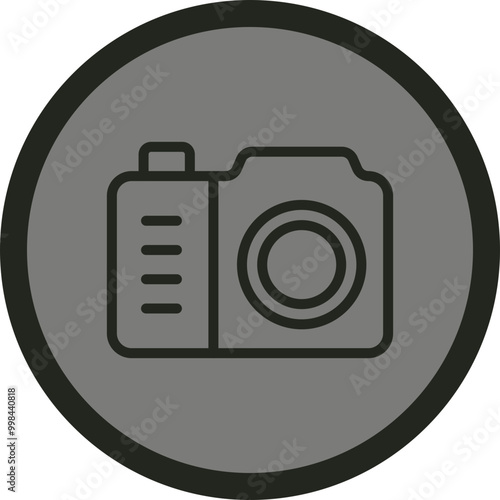 Pocket Camera Vector Icon Design