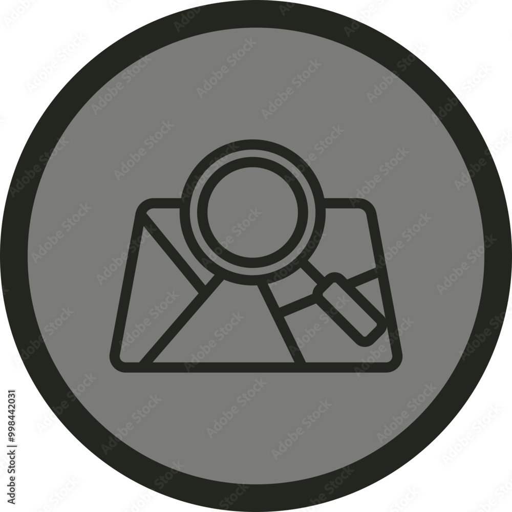 Search Map Vector Icon Design Search Map Vector Icon Design