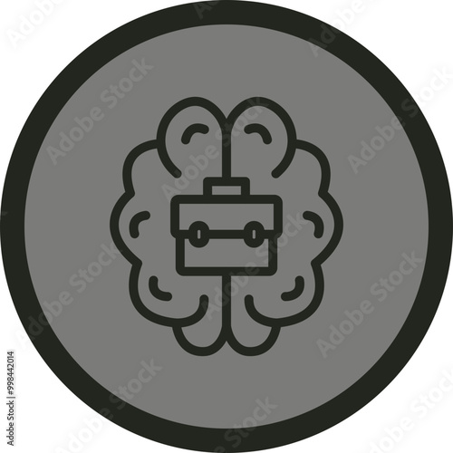 Brain Vector Icon Design