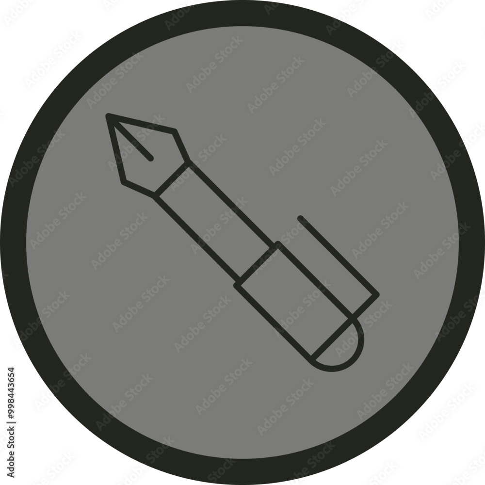 Fountain Pen Vector Icon Design Fountain Pen Vector Icon Design