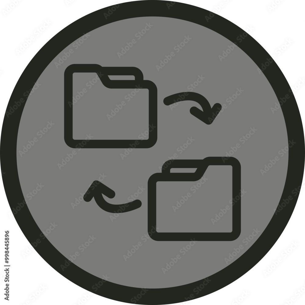 Folder Sharing Vector Icon Design Folder Sharing Vector Icon Design