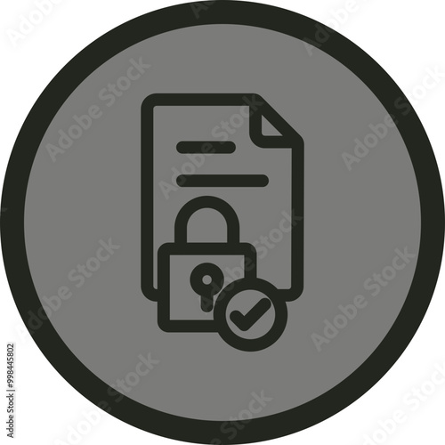 File Permissions Vector Icon Design