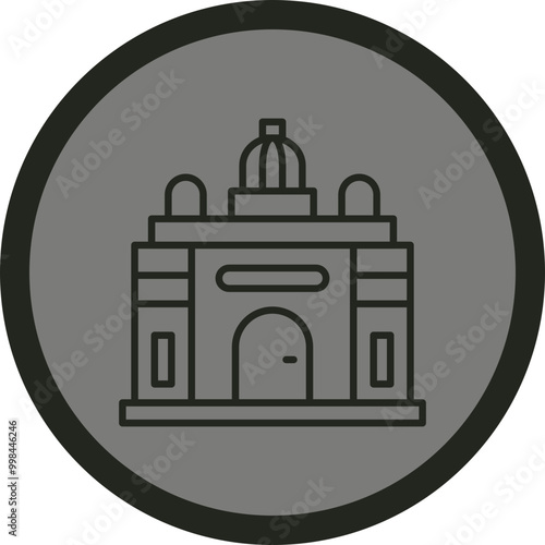 Palace Vector Icon Design