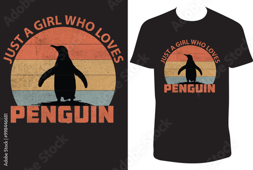 Penguin t shirt design