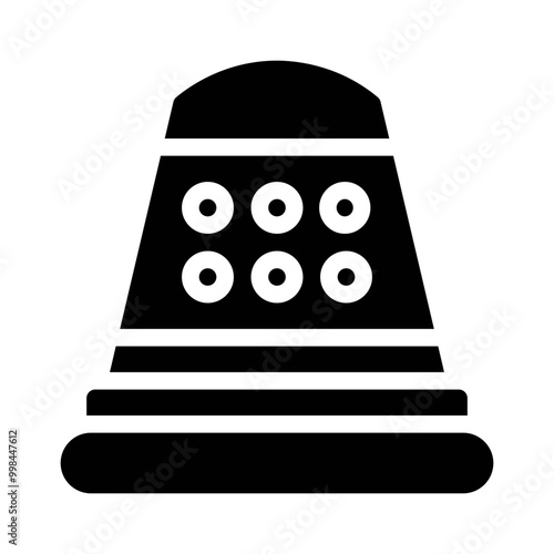 thimble glyph icon