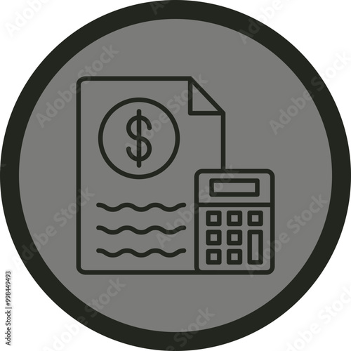 Bookkeeping Icon Design