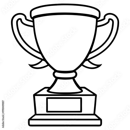 trophy award drawing