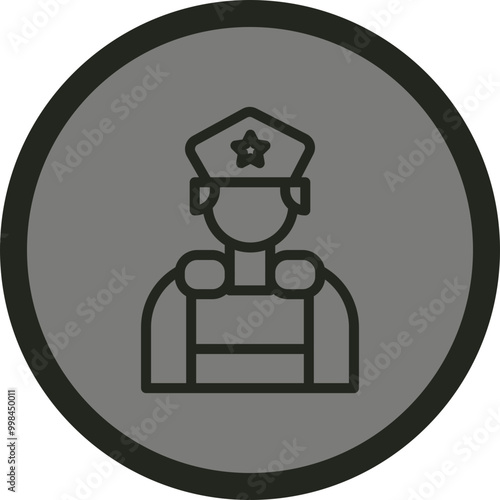 Riot Police Icon Design