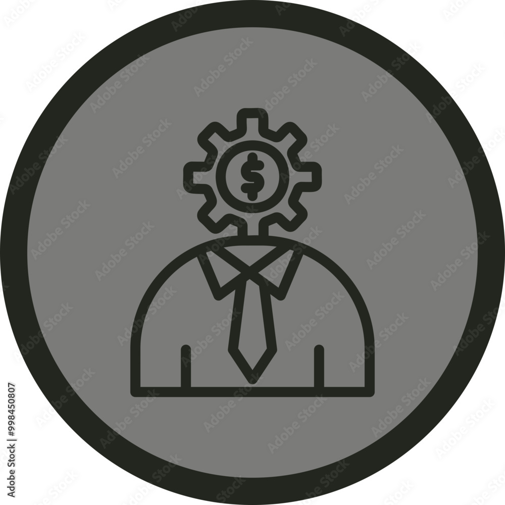 Financial Consultant Icon Design Financial Consultant Icon Design