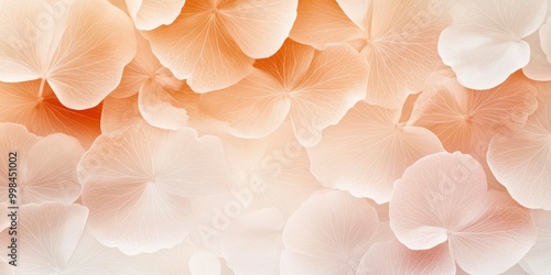 beige transparent leaves with natural texture background