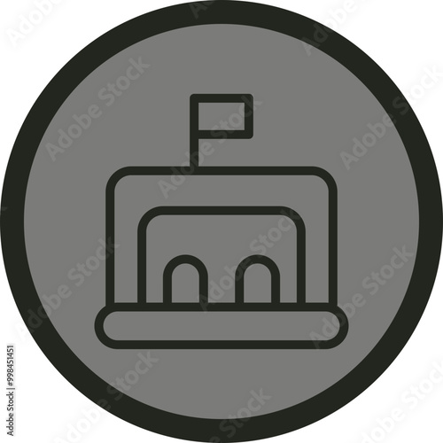 Bunker Icon Design
