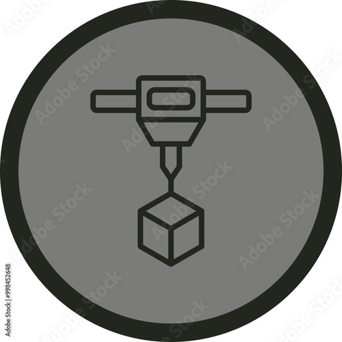 Additive Manufacturing Icon Design