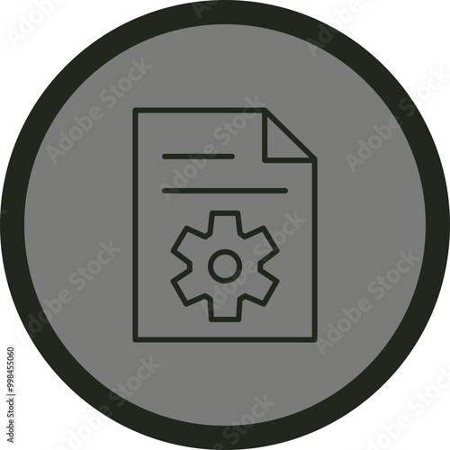 Data Content Standards Vector Icon Design