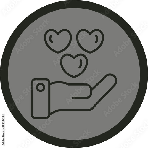 Loving Vector Icon Design