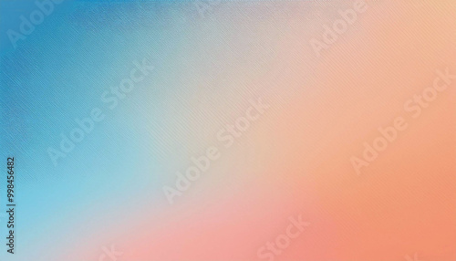 Abstract Gradient Background in Blue and Peach Tones