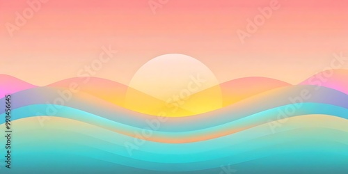 3d modern pastel gradient minimalistic background