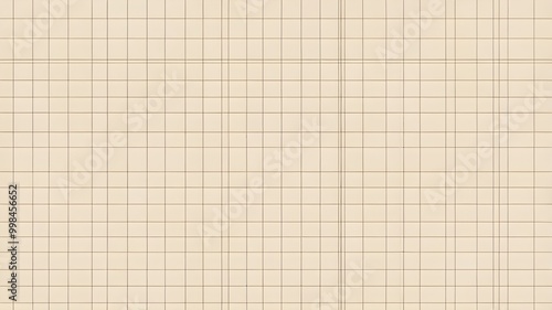 A minimalist grid pattern on a neutral beige background