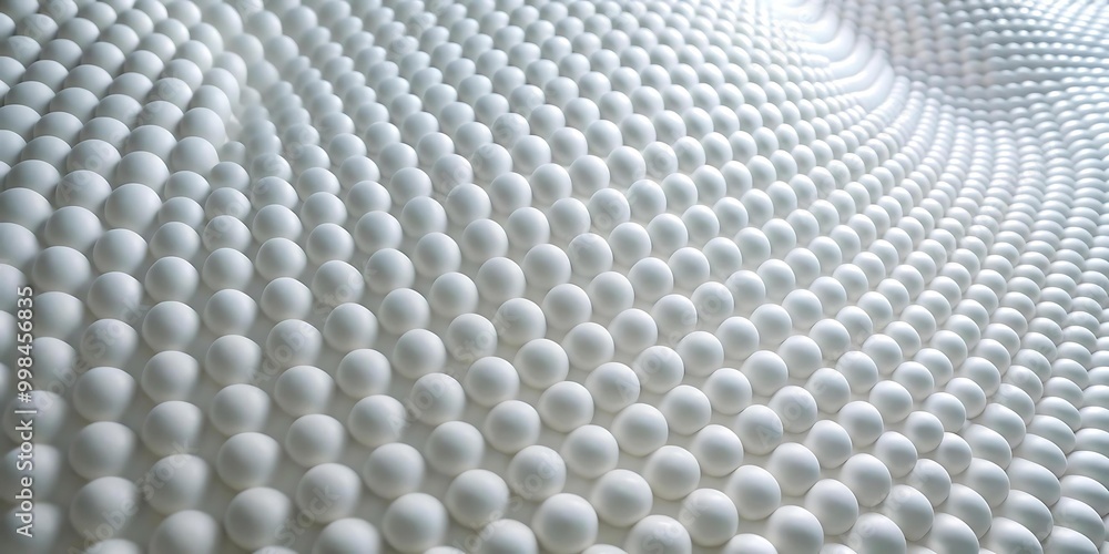 Fototapeta premium 3d modern dot white gradient minimalistic background