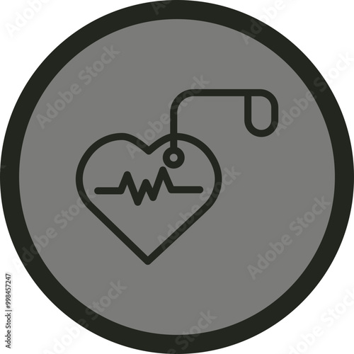 Pacemaker Vector Icon Design