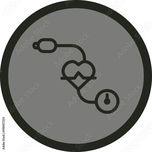 Blood Pressure Vector Icon Design