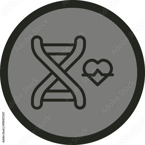 Genetics Vector Icon Design