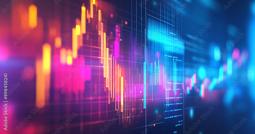 Abstract stock chart Abstract stock chart