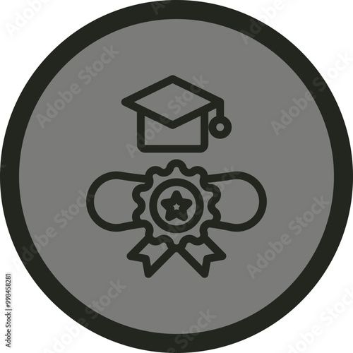 Bachelors Degree Icon Design