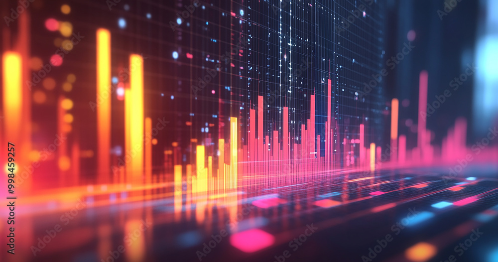 Abstract stock chart Abstract stock chart