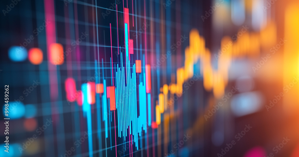 Abstract stock chart Abstract stock chart