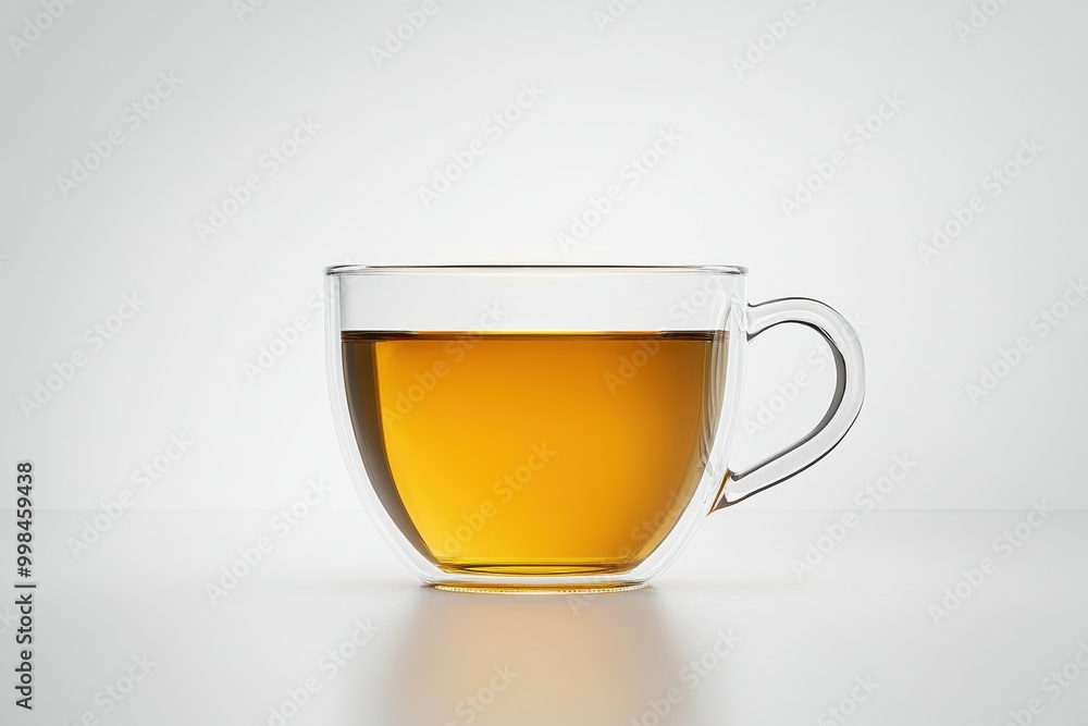 glass of beer on white with red color glass of beer on white with red color