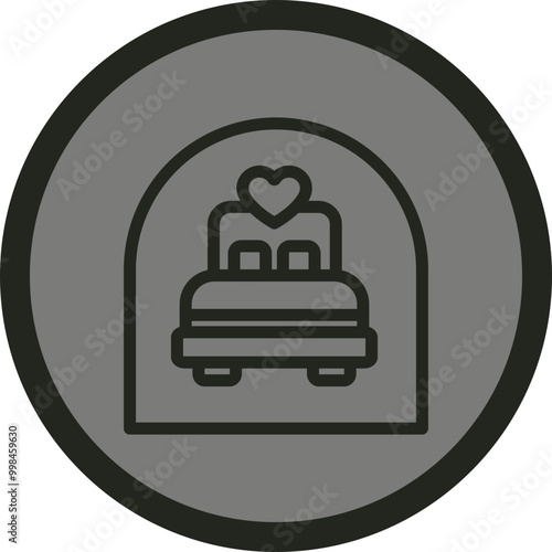 Romantic Room Icon Design