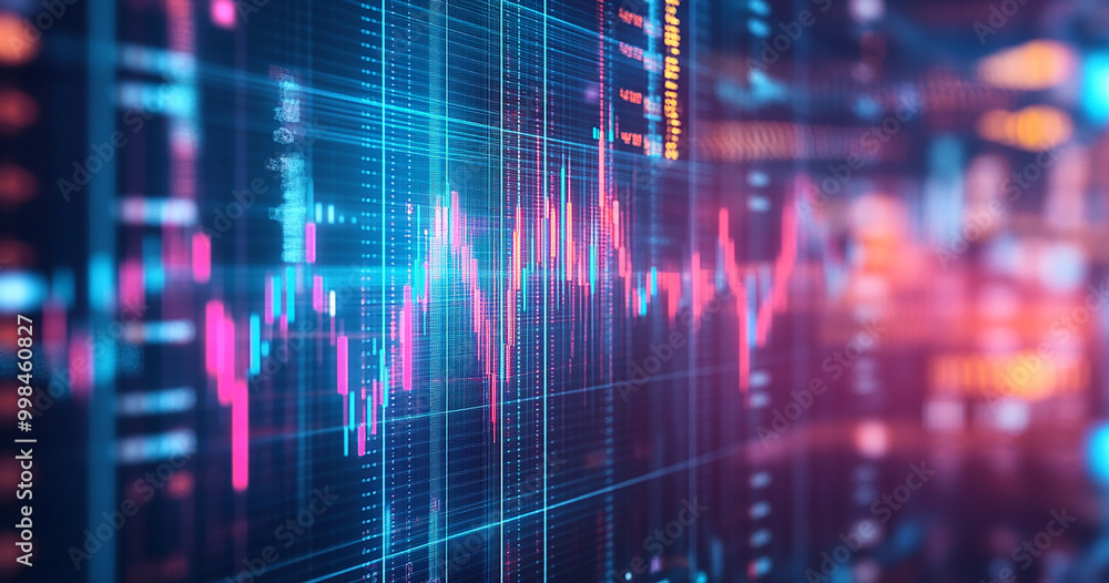 Abstract stock chart Abstract stock chart