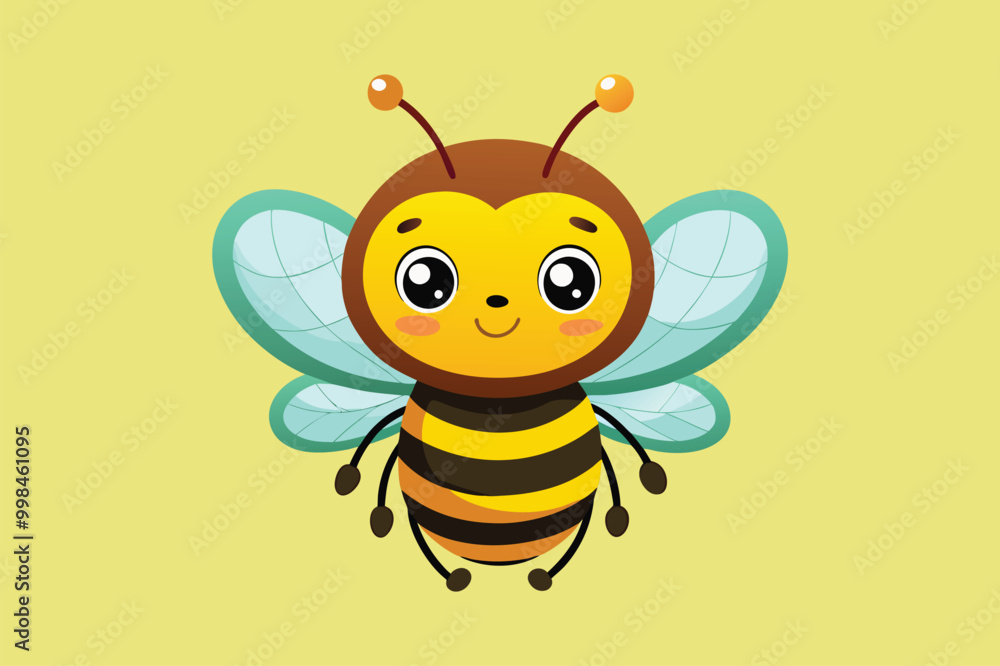 cute bees art illustration vector 3.eps cute bees art illustration vector 3.eps