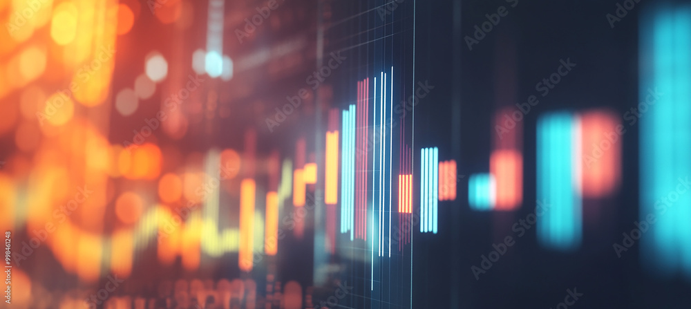 Abstract stock chart Abstract stock chart
